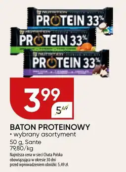 Chata Polska Baton proteinowy wybrany asortyment Sante oferta