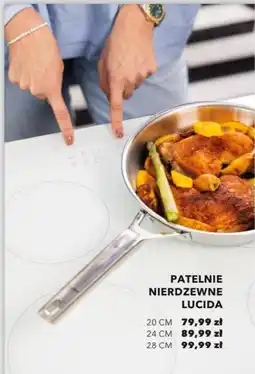 Nela Patelnie nierdzewne lucida oferta