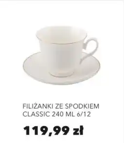 Nela Filiżanki ze spodkiem classic oferta