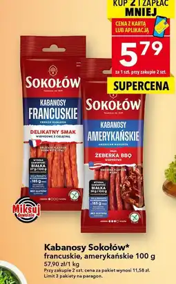 Lewiatan Kabanosy francuskie, amerykańskie Sokołów oferta
