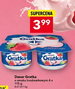 Lewiatan Deser Gratka o smaku truskawkowym Danone oferta