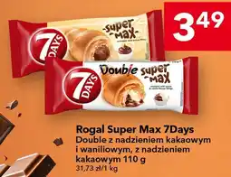 Lewiatan Rogal Super Max 7Days Double z nadzieniem kakaowym i waniliowym, z nadzieniem kakaowym oferta