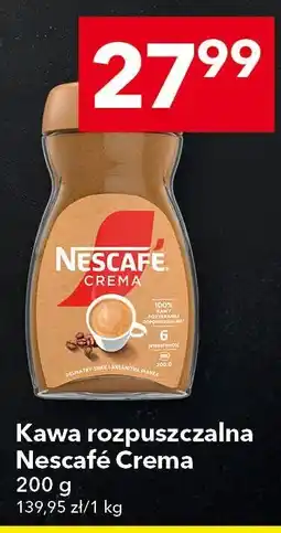 Lewiatan Kawa rozpuszczalna Nescafé Crema oferta