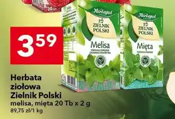 Lewiatan Herbata ziołowa Zielnik Polski mięta Herbapol oferta