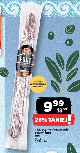 Netto Tradycyjne hiszpańskie salami fuet Bell oferta