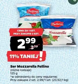 Netto Ser Mozzarella różne rodzaje Fellino oferta