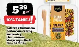Netto Sałatka z kuskusem perłowym czarną soczewicą i hummusem klasycznym Perla oferta