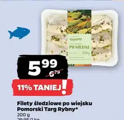 Netto Filety śledziowe po wiejsku 200 g Pomorski Targ Rybny oferta