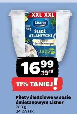 Netto Filety śledziowe w sosie śmietanowym Lisner oferta