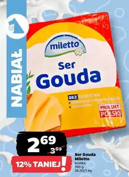 Netto Ser Gouda kostka Miletto oferta
