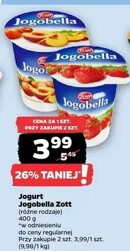 Netto Jogurt Jogobella różne rodzaje Zott oferta