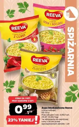 Netto Zupa błyskawiczna różne rodzaje Reeva oferta