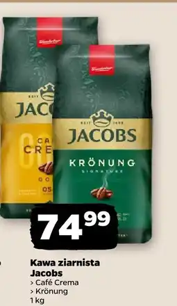 Netto Kawa ziarnista Cafe Crema Jacobs oferta
