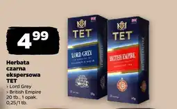 Netto Herbata czarna ekspresowa TET Lord Grey oferta