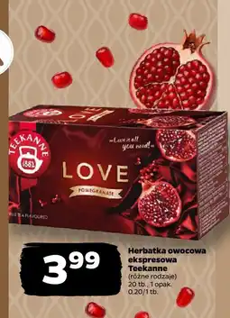 Netto Herbata owocowa ekspresowa różne rodzaje Teekanne oferta