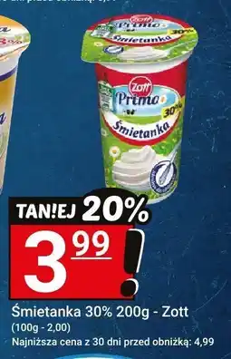 Hitpol Śmietanka 30% Zott oferta