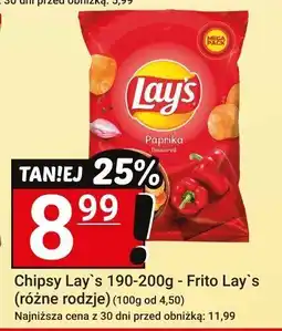 Hitpol Chipsy Lay's różne rodzaje Frito Lay's oferta