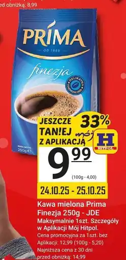 Hitpol Kawa mielona Prima Finezja JDE oferta