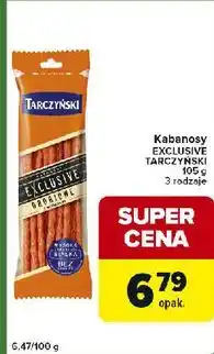 Carrefour Express Kabanosy drobiowe Tarczyński Exclusive oferta
