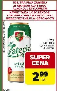 Carrefour Express Piwo Zatecky Svetly Lezak oferta