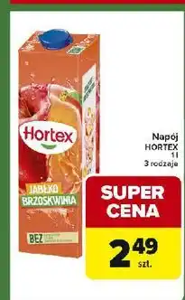 Carrefour Express Napój jabłko-brzoskwinia Hortex oferta