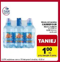 Globi Woda niegazowana Carrefour Kids oferta