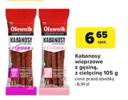 Carrefour Kabanosy z cielęciną Olewnik oferta