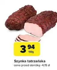 Carrefour Szynka tatrzańska oferta