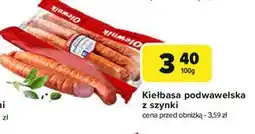 Carrefour Kiełbasa podwawelska z szynki Olewnik oferta