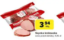 Carrefour Szynka królewska Olewnik oferta
