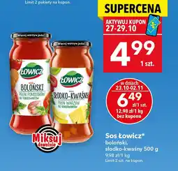 Lewiatan Sos Łowicz słodko-kwaśny oferta