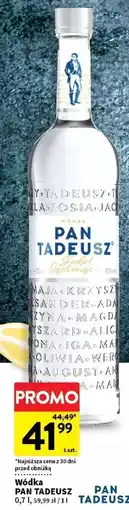 Intermarche Wódka Pan Tadeusz oferta