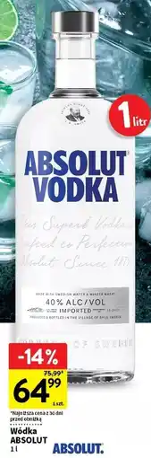 Intermarche Wódka Absolut Vodka oferta