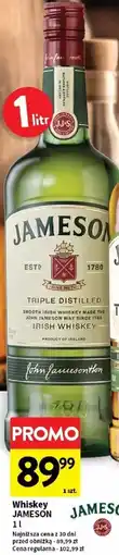 Intermarche Whiskey Jameson oferta