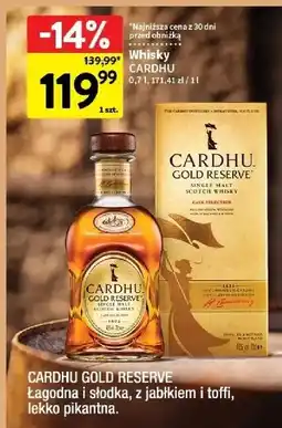 Intermarche Whisky Cardhu Gold Reserve oferta