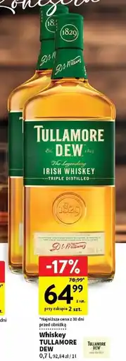 Intermarche Whiskey Tullamore Dew Original oferta