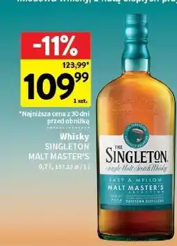 Intermarche Whisky The Singleton Malt Master oferta