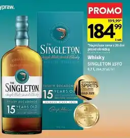 Intermarche Whisky karton The Singleton 15Yo oferta