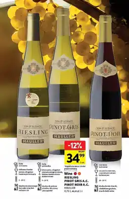 Intermarche Wino Alsace Pinot Gris Riesling oferta