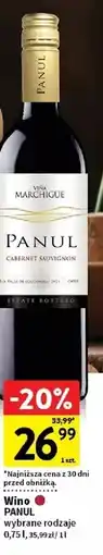 Intermarche Wino Panul Cabernet Sauvignon oferta