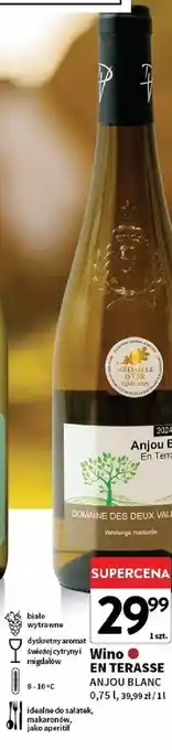 Intermarche Wino białe półwytrawne Anjou Blanc oferta