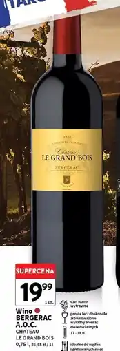 Intermarche Wino Bergerac A.o.c oferta