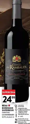 Intermarche Wino Bordeaux Superieur oferta