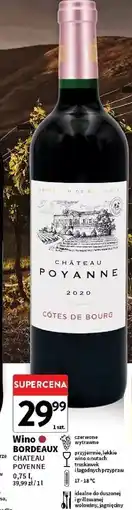 Intermarche Wino Bordeaux Chateau Poyenne 2020 oferta