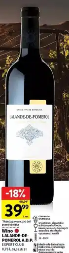 Intermarche Wino Lalande De Pomerol A.d.p oferta