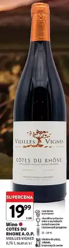 Intermarche Wino czerwone Cotes Du Rhone oferta