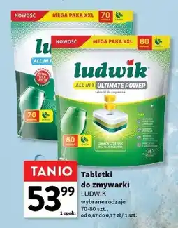 Intermarche Tabletki do zmywarki ultimate power extra Ludwik All In One oferta