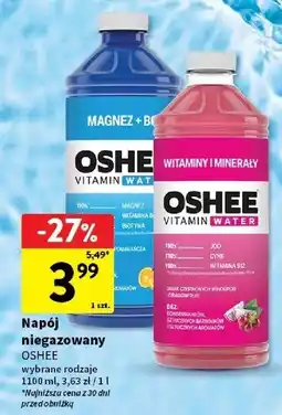 Intermarche Napój witaminy i minerały Oshee Vitamin Water oferta
