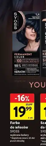 Intermarche Farba do włosów 1-4 granatowa czerń Syoss Professional Performance oferta