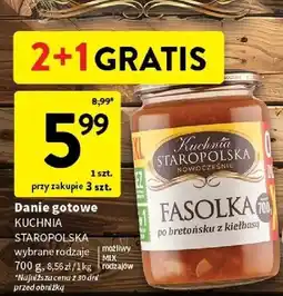 Intermarche Fasolka po bretońsku z kiełbasą Kuchnia Staropolska oferta
